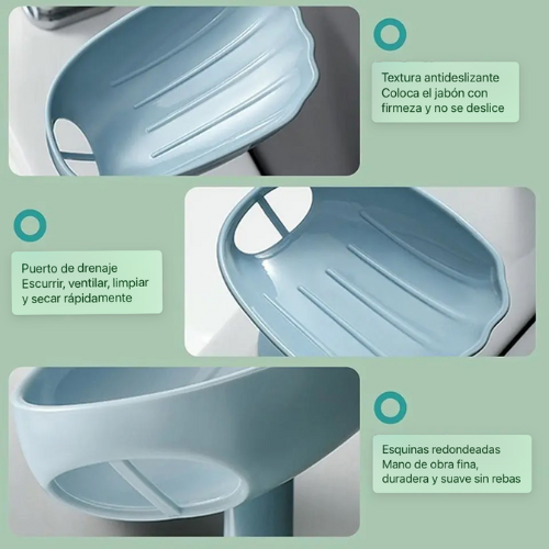 SOPORTE DE JABON CON ADHESIVO