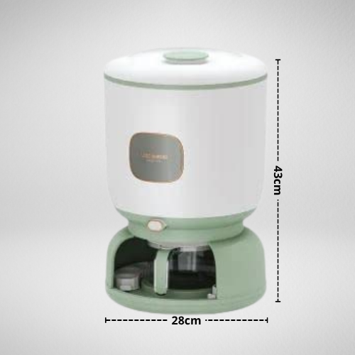 DISPENSADOR DE ALIMENTOS SECOS CON PORTA HUEVOS