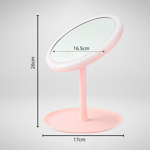ESPEJO DE MAQUILLAJE CON LUZ LED