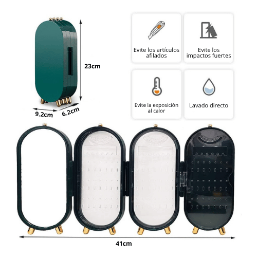JOYERO PLEGABLE DE 4 CUERPOS
