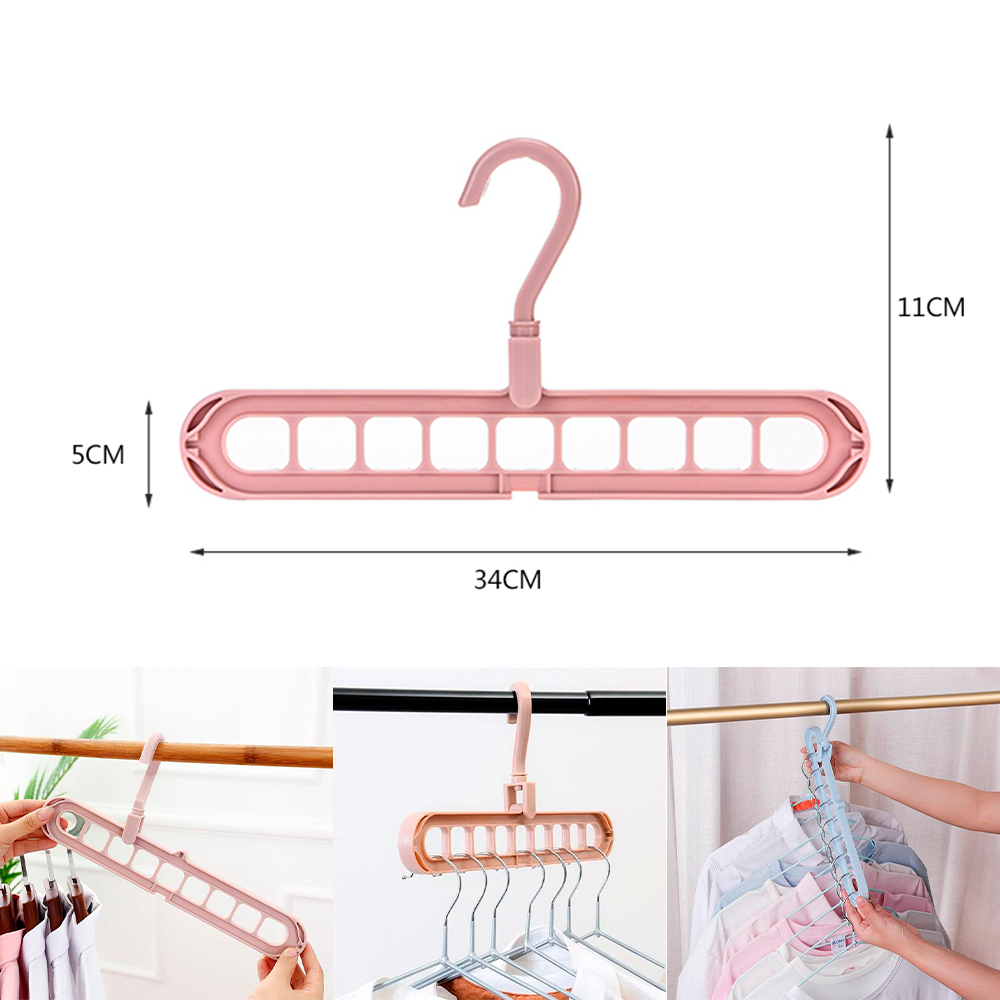 PACK 3 PERCHAS PLEGABLES PARA ROPA