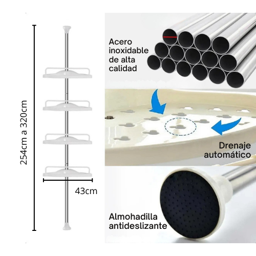 ESQUINERO MULTIUSO AJUSTABLE