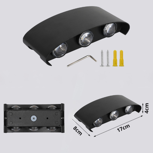 LÁMPARA LED DECORATIVA DE TRES FOCOS