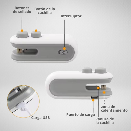 MINI SELLADORA DE BOLSAS PORTÁTIL