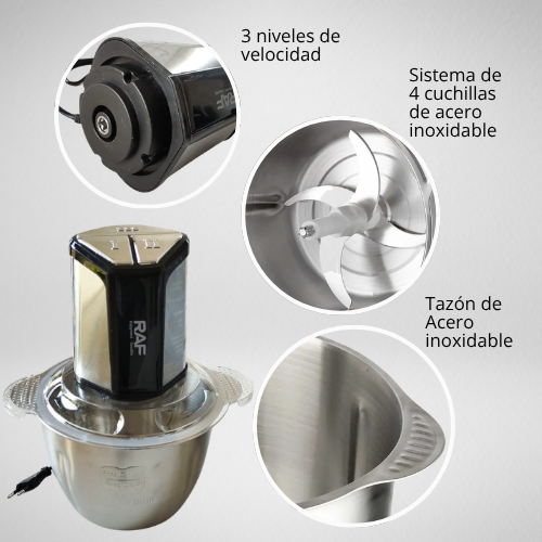 PROCESADORA DE ALIMENTOS DE 3L ELECTRICA