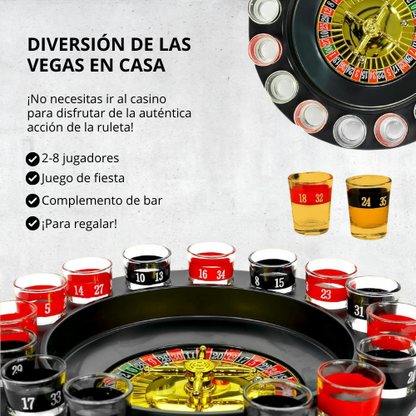RULETA SHOT – JUEGO DE BEBER