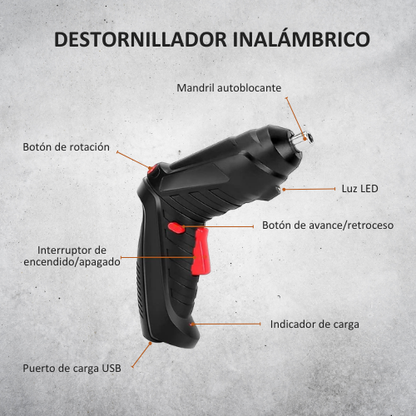 DESTORNILLADOR ELECTRICO (45 EN 1) 🤩
